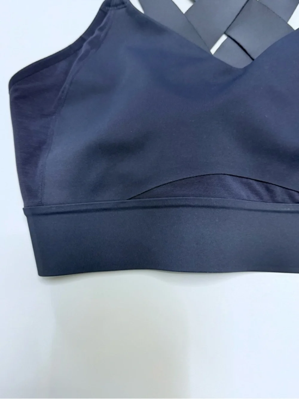 Brooks Navy Blue Strappy Comfort Sports Bralette‎ - 32 A/B Women Intimates